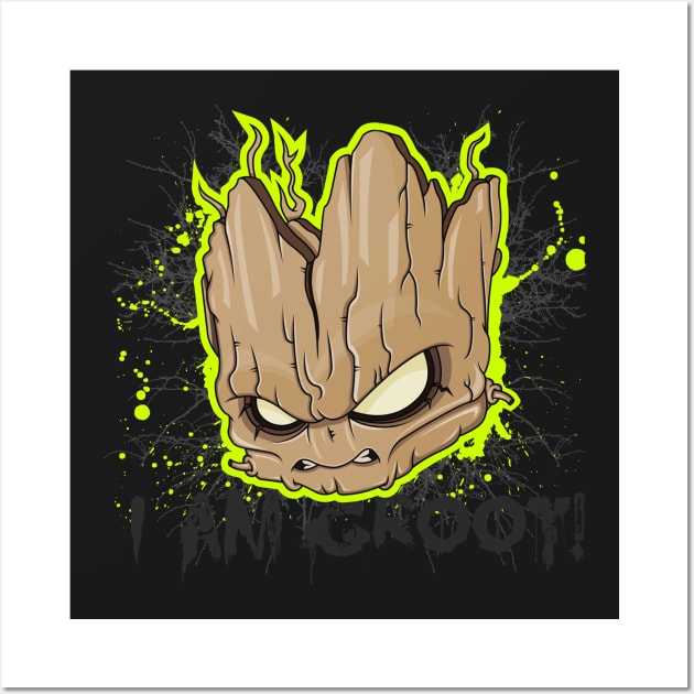 Groot Wall Art by playfulgorilla